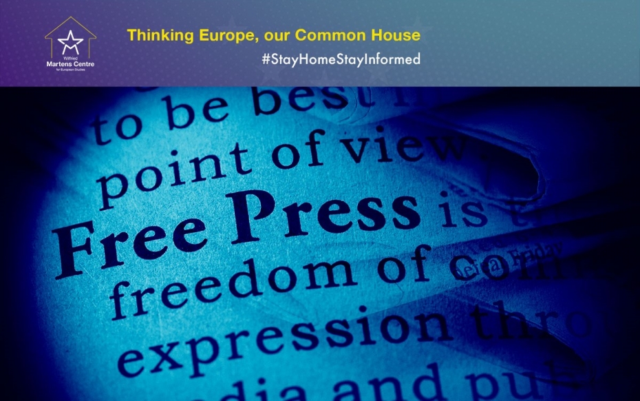 COVID-19 highlights the issue of a free press in the Visegrad 4