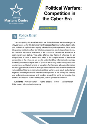 Political Warfare: Competition in the Cyber Era