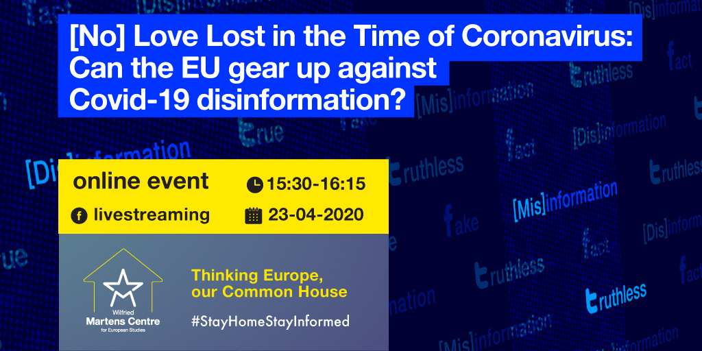 Online Event ‘Can the EU gear up against Covid-19 disinformation?’