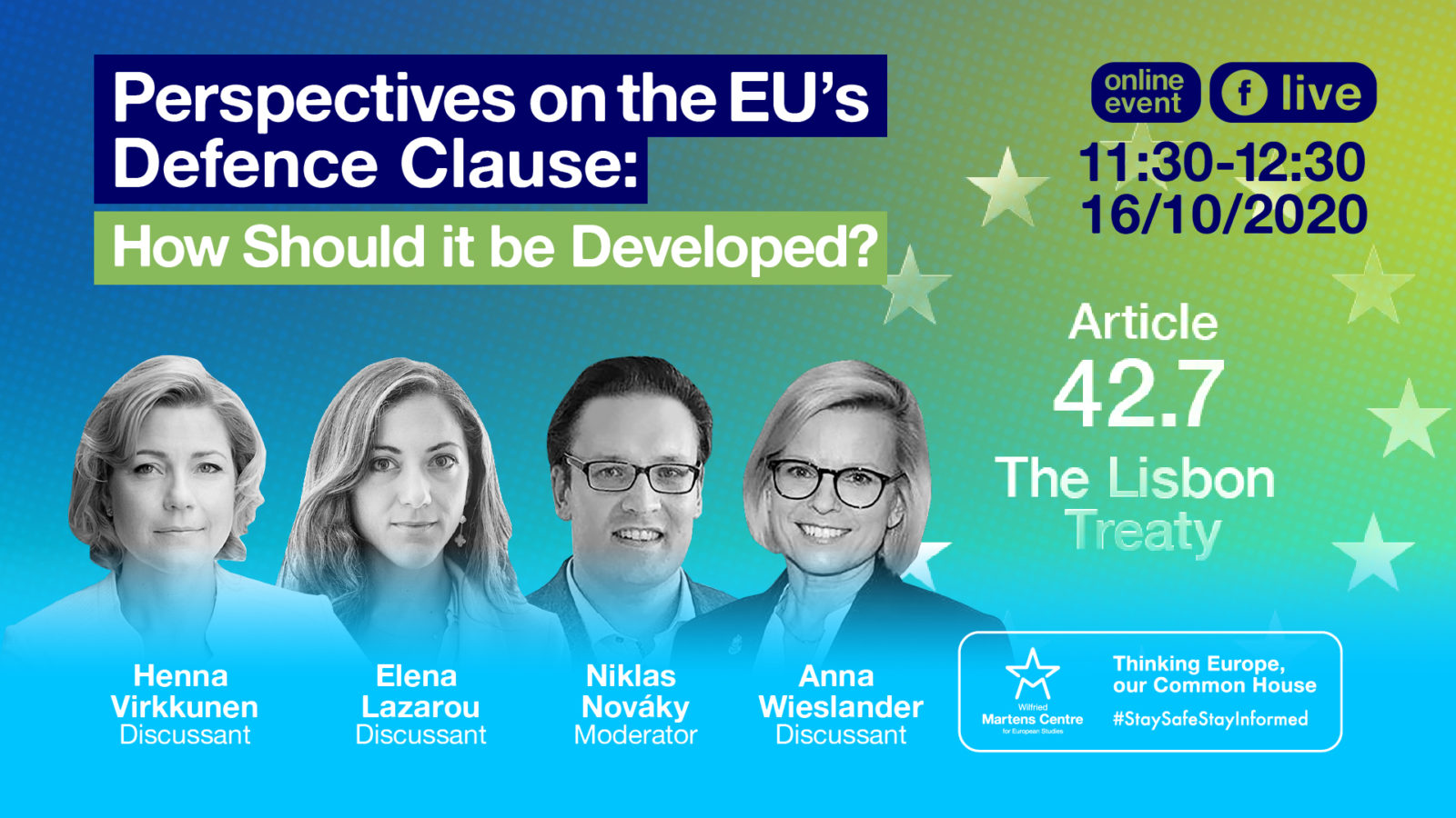 Online Event ‘Perspectives on the EU’s Defence Clause: How Should it be Developed?’