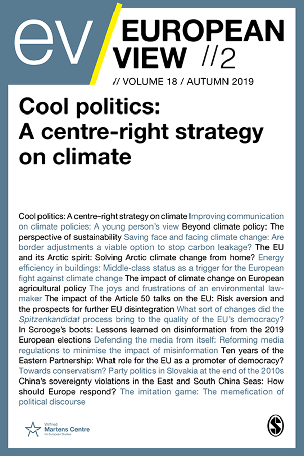 Cool politics: A centre–right strategy on climate