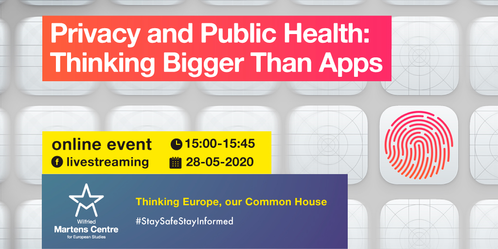 Online Event ‘Privacy and Public Health: Thinking Bigger Than Apps’