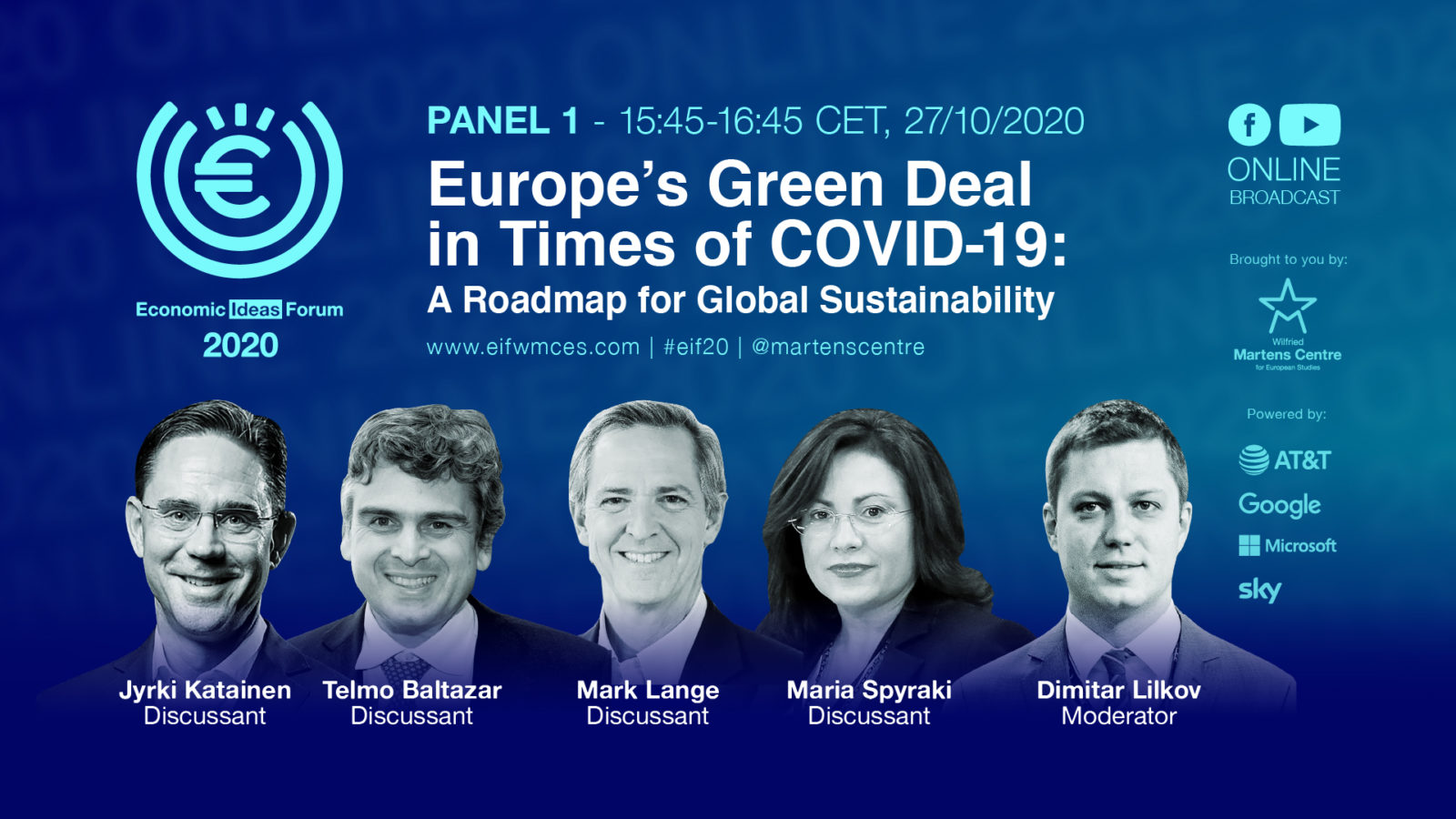 EIF 2020 – Panel 1: Europe’s Green Deal