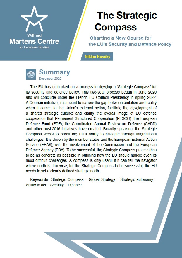 The Strategic Compass: Charting a New Course for the EU’s Security and Defence Policy