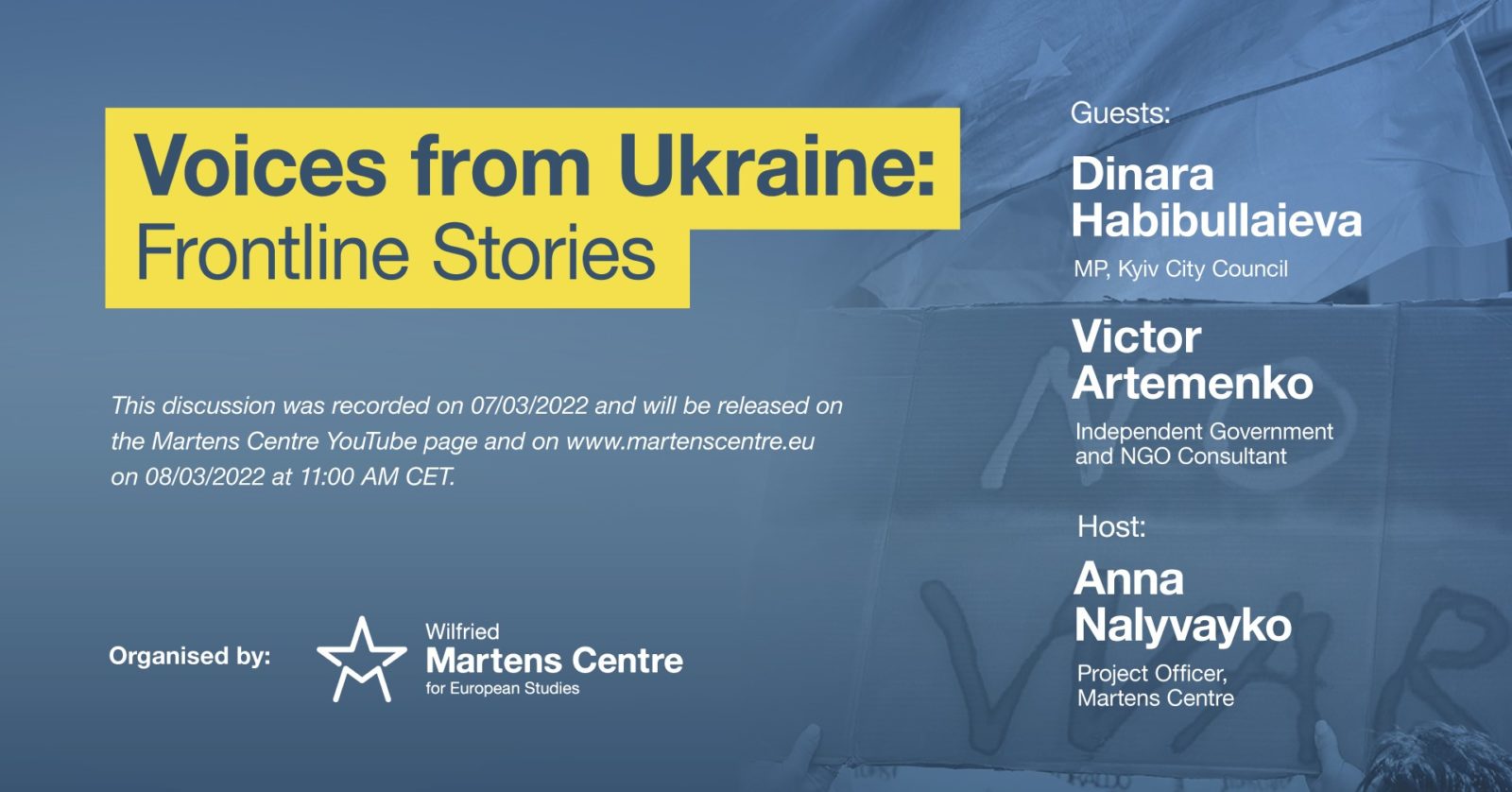 Voices from Ukraine: Frontline Stories