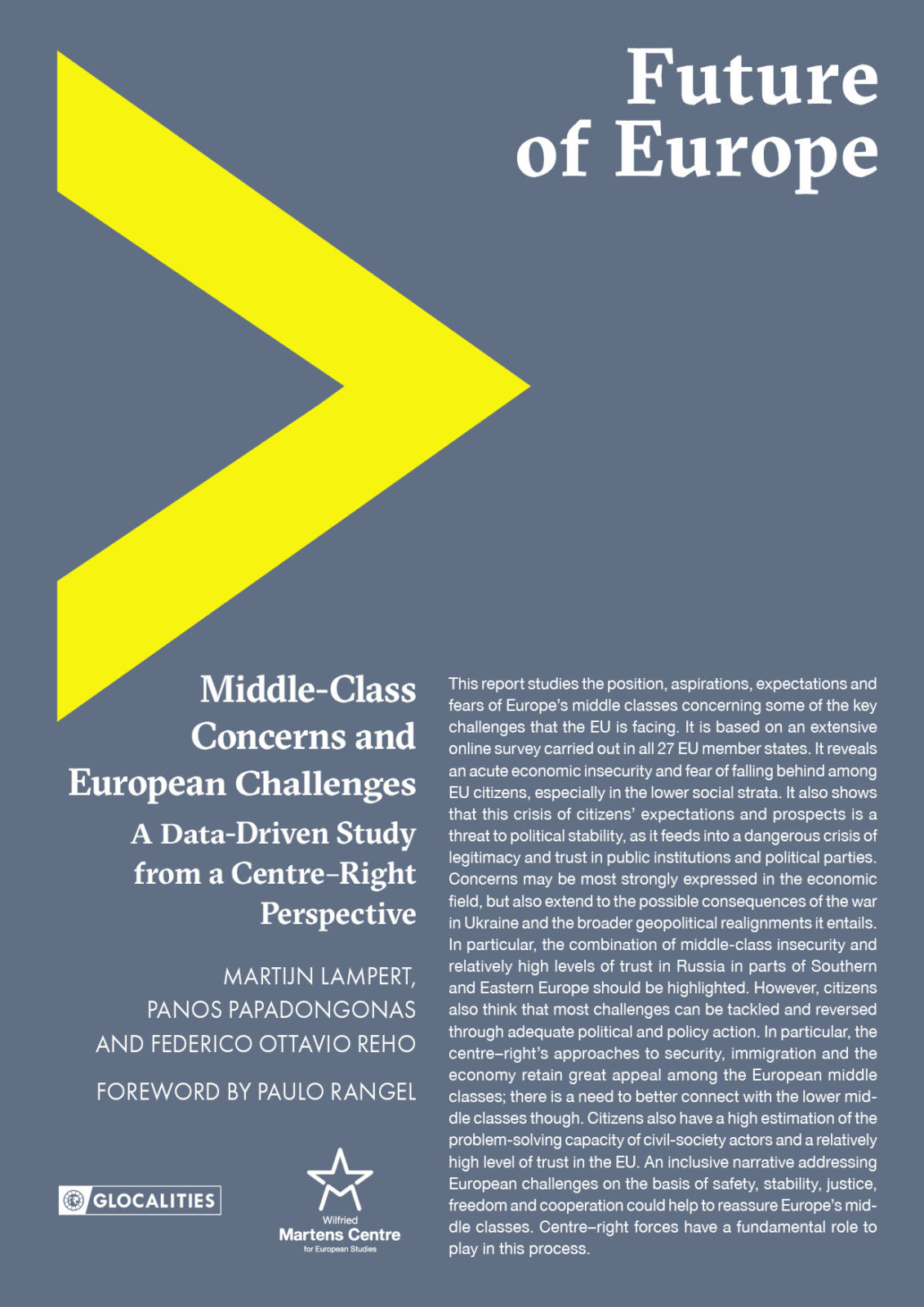 Middle-Class Concerns and European Challenges: A Data-Driven Study from a Centre–Right Perspective