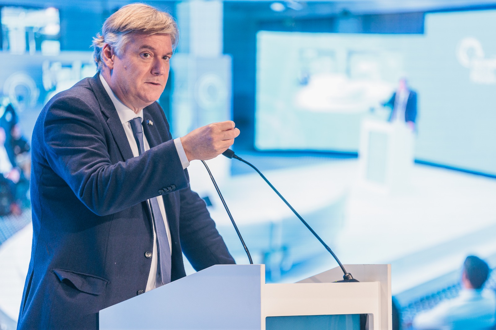 Martens Centre Secretary Treasurer Antonio López-Istúriz White deliver’s closing address at EIF23