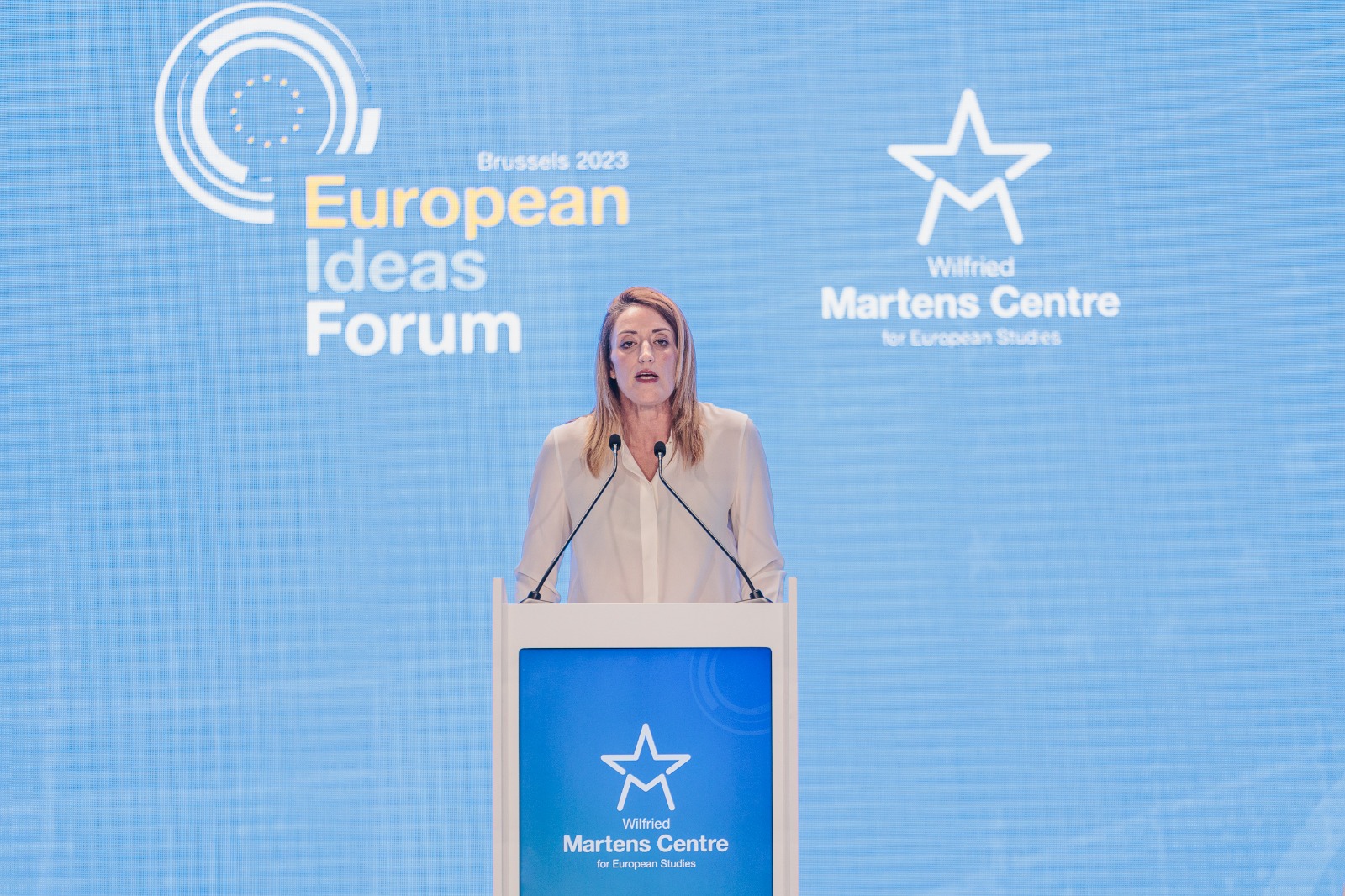 Navigating Through Crises: A Defining Moment for Europe – EU Parliament President Roberta Metsola at EIF23