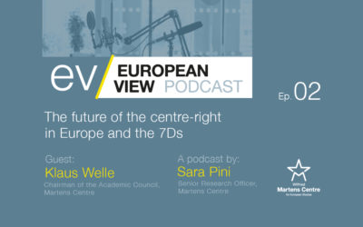 The Future of the Centre-Right in Europe and the 7Ds with Klaus Welle