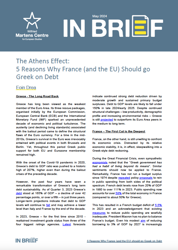 The Athens Effect: 5 Reasons Why France (and the EU) Should go Greek on Debt