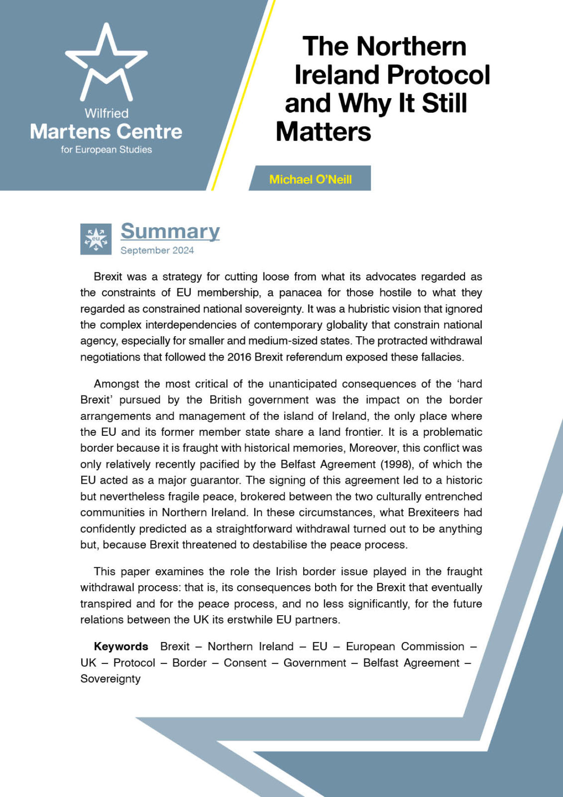 The Northern Ireland Protocol and Why It Still Matters
