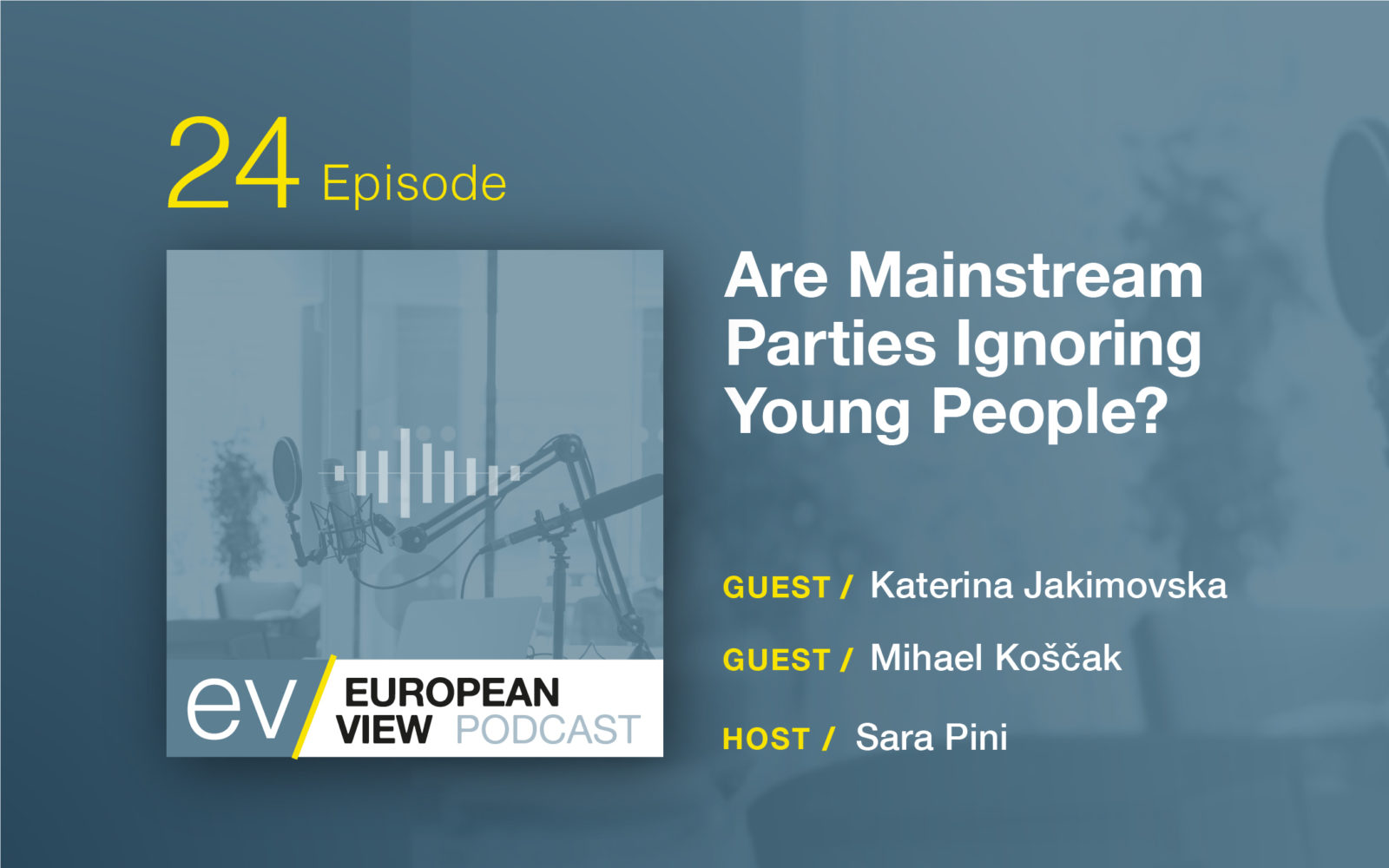Why Mainstream Parties are ignoring young people – The European View Podcast – Ep.24