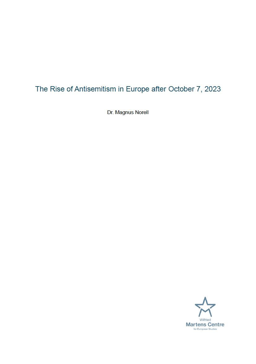 The Rise of Antisemitism in Europe after October 7, 2023